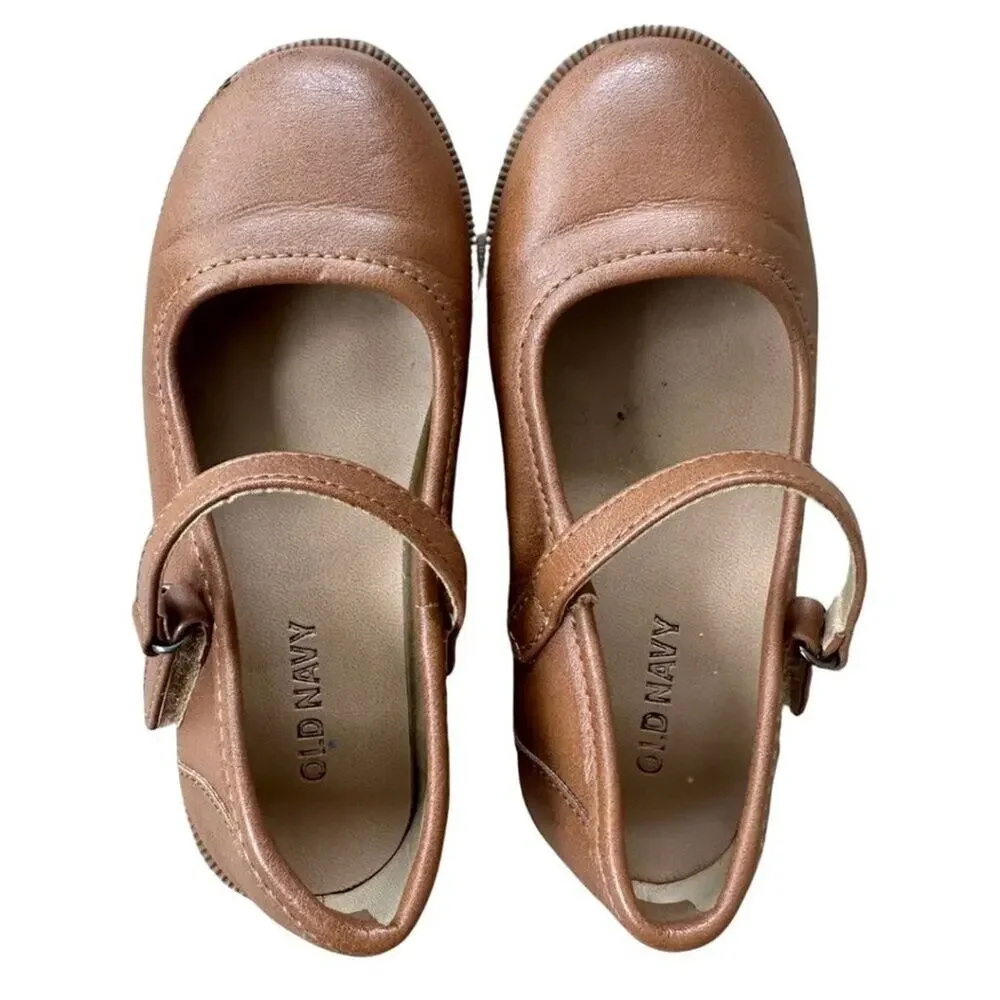 Old Navy Mary Jane Shoes Camel 9